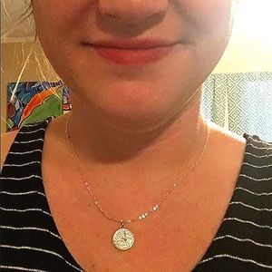 Silver “A” Necklace